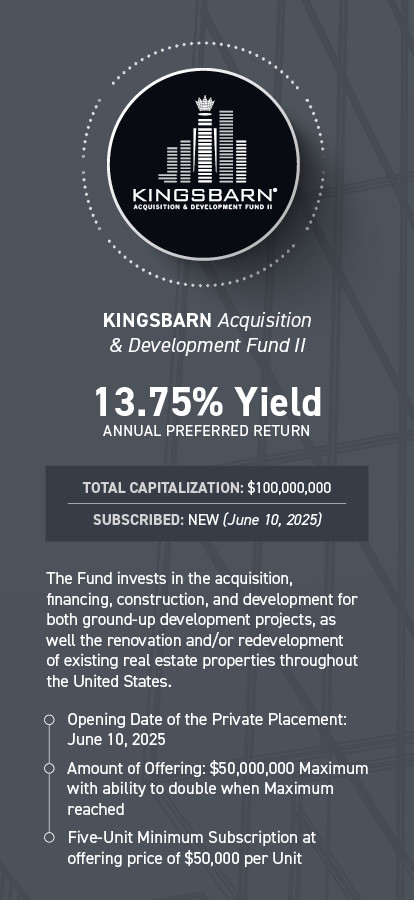 Financial growth through Kingsbarn's investment funds